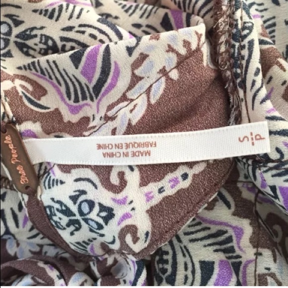 Free People Multi Colored Bohemian Print Dress - Picture 4 of 5